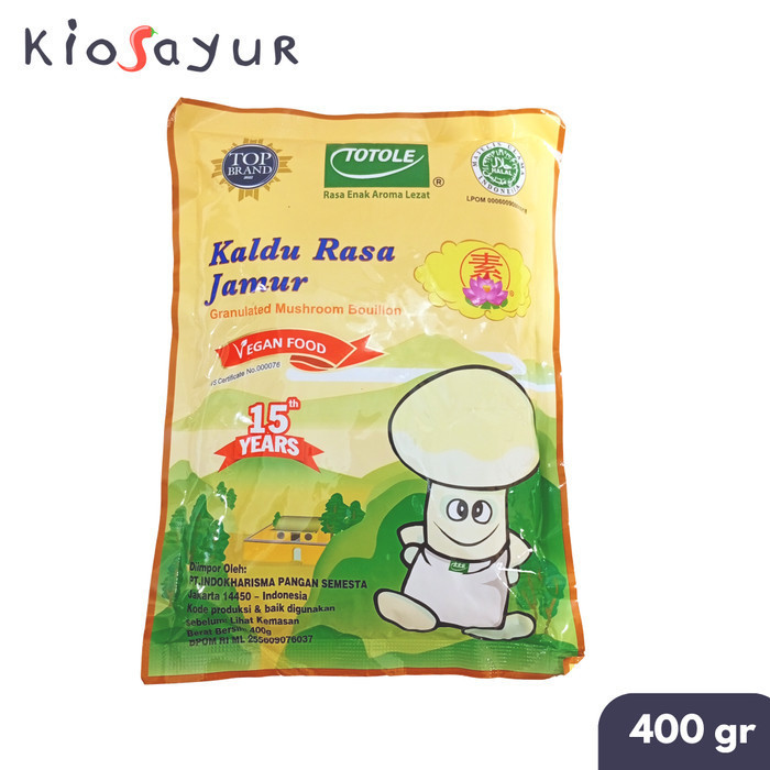 

Kaldu Jamur Totole 400 gram