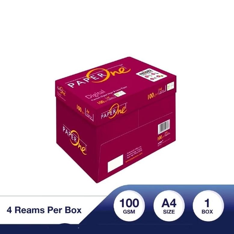 

Kertas HVS Paperone A4 100 gram 1 Box (Kebutuhan Dokumen Penting, kampus, sekolah, kantoran) AST