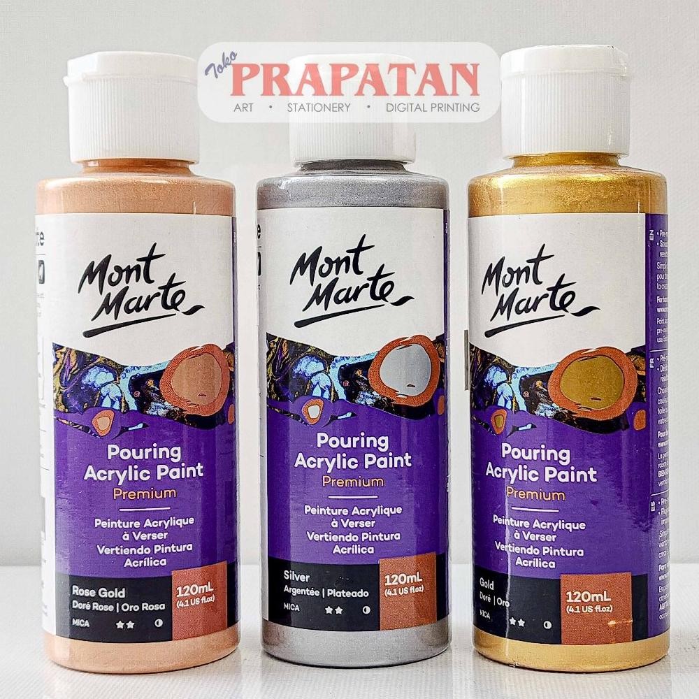 

Cat Akrilik Mont Marte Pouring 120ml Metallic | Pouring Acrylic AST