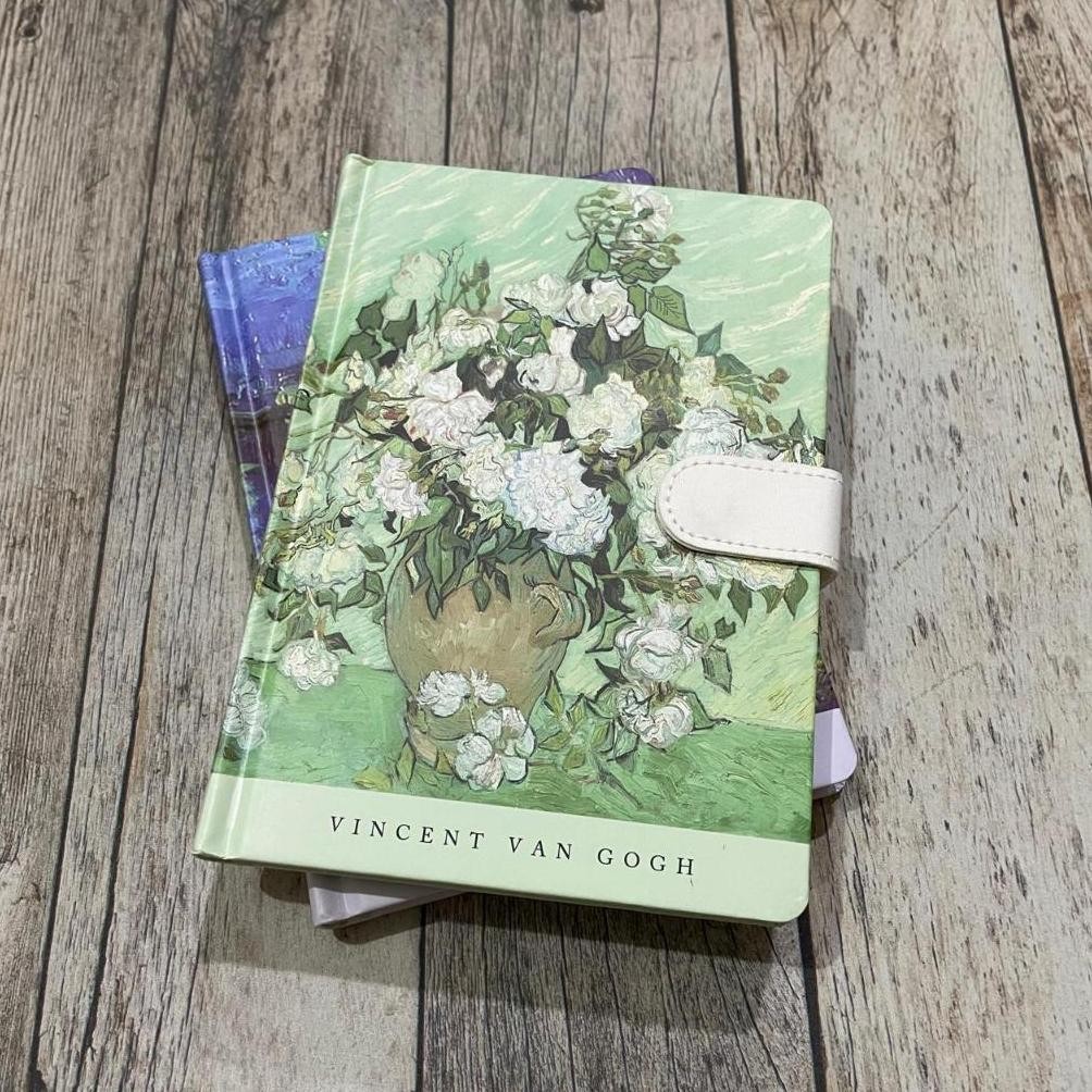

Diary A5 Sketch Book Journal Art Van Gogh Simple Blank Paper Style | Buku Catatan Diary Polos Hard Cover AST