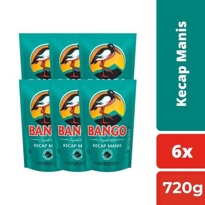 

Bango Kecap Manis Kemasan Pouch Refill 700Gr Isi 6