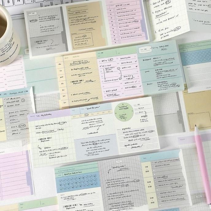 

Memopad Notepad Notes Planner PAPERMORE Aesthetic Journal Study Note Perencanaan Stationery AST