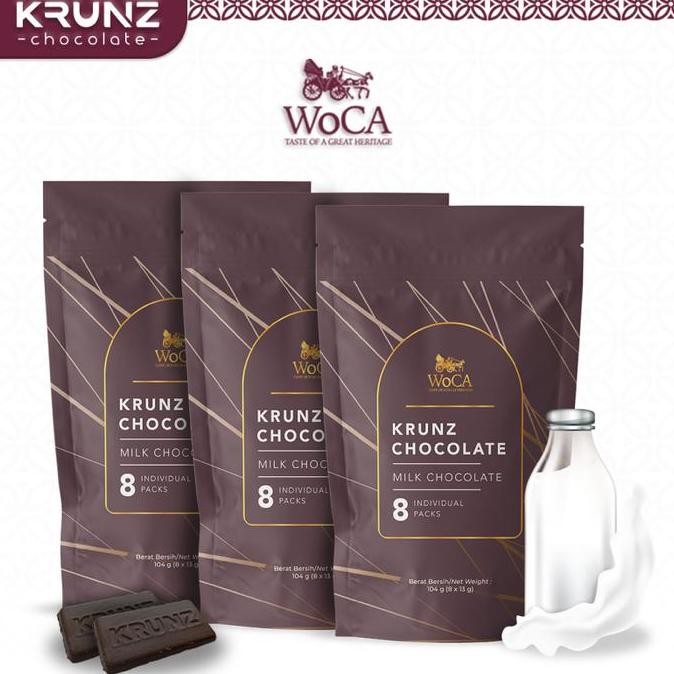 

Woca Krunz Chocolate Milk 3 X 8 Individual Packs