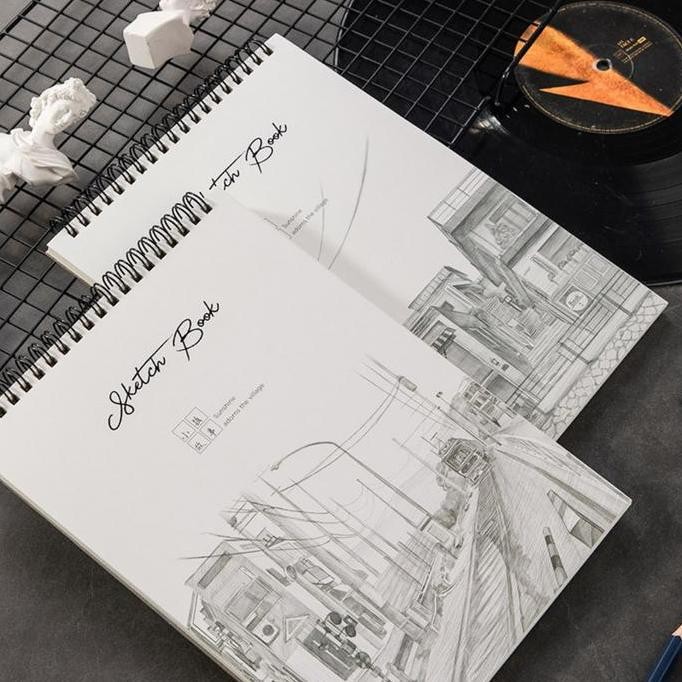 

[Si Kece] Deli Combo Buku Gambar B5 Vertikal Jilid Spiral + Deli School Eraser + Deli Sketch Pencil Set Alat Sekolah Co