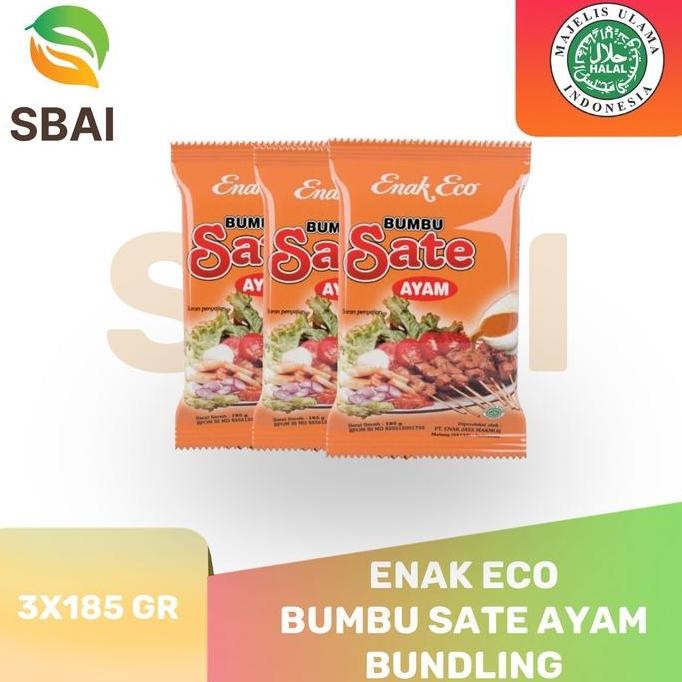 

Bundling Enak Eco Bumbu Sate Ayam Instan 3 pack