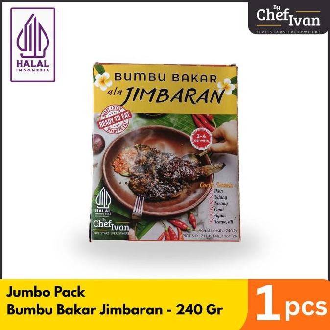 

JUMBO PACK Bumbu Ikan Bakar Bumbu Masak Instan untuk Seafood Udang Cumi Ayam Siap Saji 240 gr Masakan Manis Bawang
