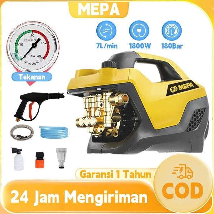 MEPA Alat Steam Cuci Motor dan Mobil Jet Cleaner High Pressure Washer Mesin Cuci Mobil Motor Alat Cu