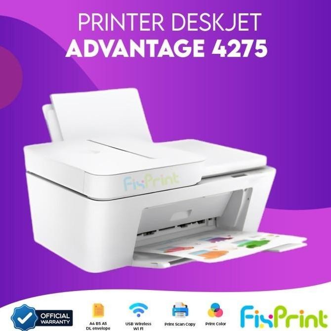 Printer Hp 4275 Deskjet Ink Advantage Aio Multi Fungsi Print Scan Copy Wireless Bluetooth Adf Cetak 