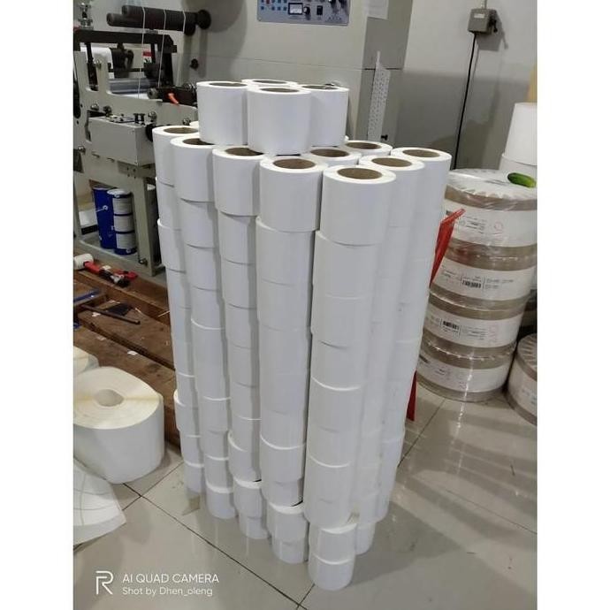 

Custom Label Stiker Thermal Semicoated Yufo Hvs Bar Etiket New Stok