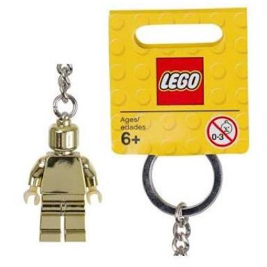 Mr Gold Key Chain Lego