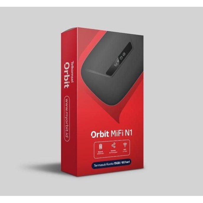 Telkomsel Orbit Mifi N1 Mini Portable Modem Wifi 4G Lte Hkm M21 New Stok
