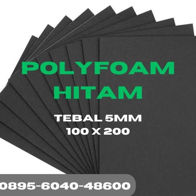 

Polyfoam Hitam 5Mm 100X200 / Polystyrene Foam / Merk Lokal Co