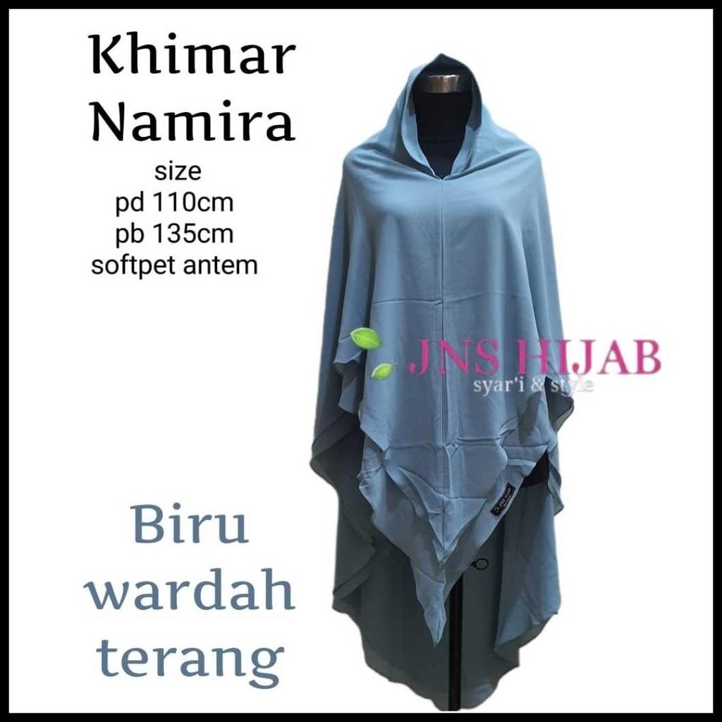 KHIMAR NAMIRA POLOS /KHIMAR CERUTY PREMIUM / HIJAB 2 LAYER /KHIMAR JNS HIJAB