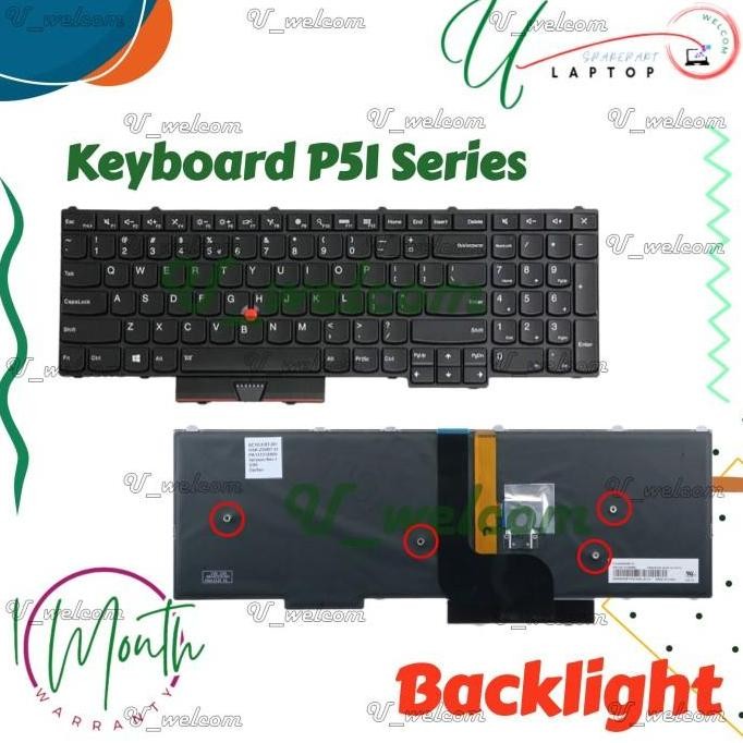 Keyboard Thinkpad P70 P71 P50 P51 Series New Stok