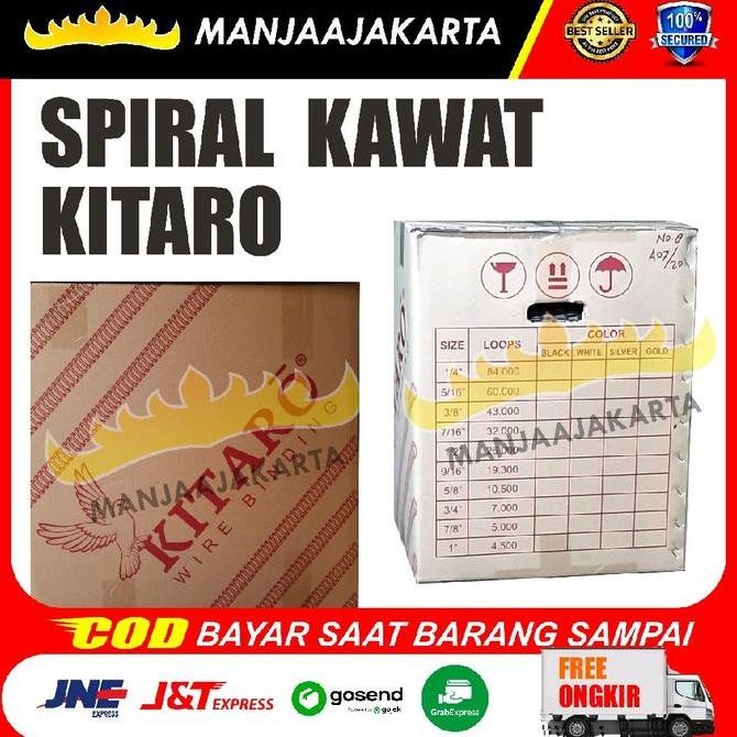 

Jilid Spiral Kalender 5/16" Pth Kitaro Kawat Spiral Jilid 3 : 1 . Co