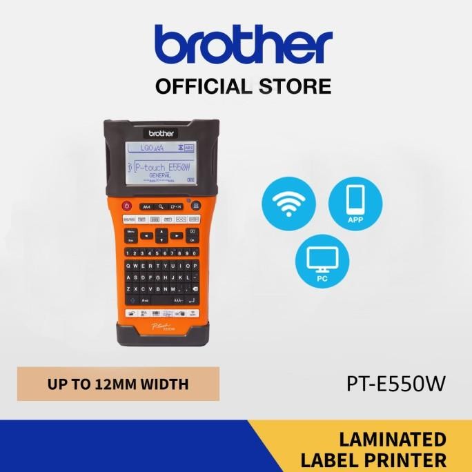 Brother Printer Label Pt E550W E550 Wireless / Handheld / Up To 24Mm New Stok