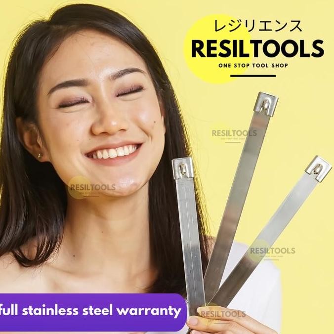 

10 Buah Kabel Tis Stainless 19 Mm X 900 Mm Cable Ties Strapping Plat Co