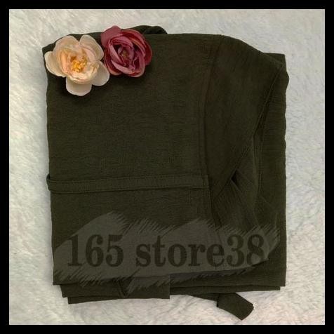 HIJAB/JILBAB/KHIMAR PAD ANTEM JUMBO CRINKLE SYARI BERGO SOFT PAD ANTEM AISYAH