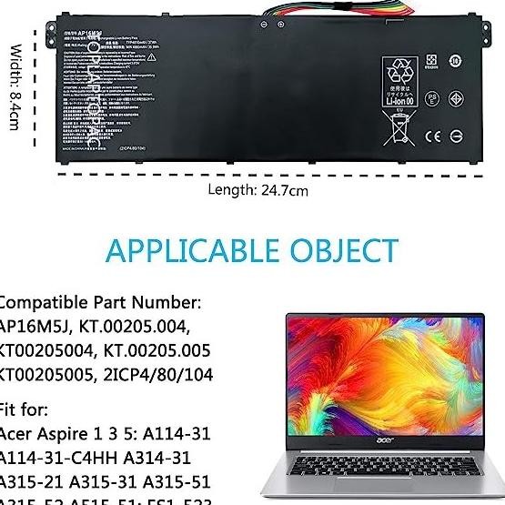 Baterai Acer Aspire 3 A314-21 A314-31 A314-31 A314-32 A314-41 A315-21 New Stok