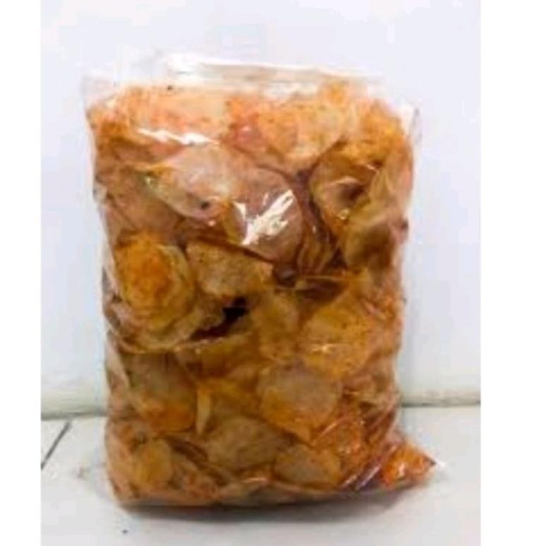 

Kripik Kaca Pedas Daun Jeruk 1kg Homemade Renyah