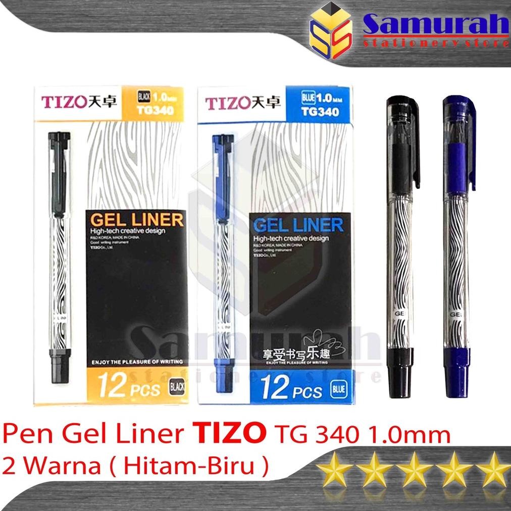 

Pen Gel Liner TIZO TG-340 1.0 mm / Ballpoint Cair Tebal 1 mili TG 340 / Pulpen GelLiner Cabut