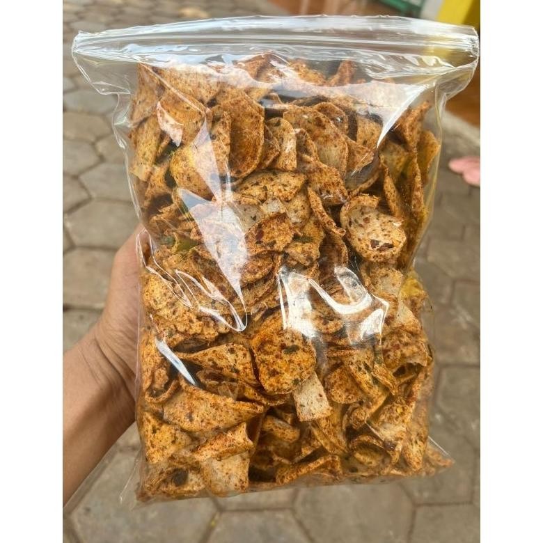 

Kripik Basreng Tipis/Bulat 1 Kg Rasa Pedas Daun Jeruk