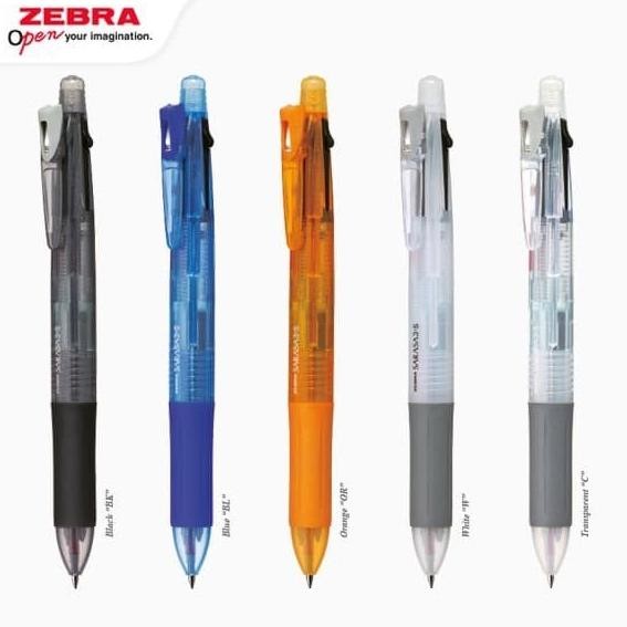 

Zebra Sarasa 3+S Multifungsi Gel Pen / Pulpen Plus Pensil / Pulpen Multifungsi / Pulpen Warna warni / Refill JK