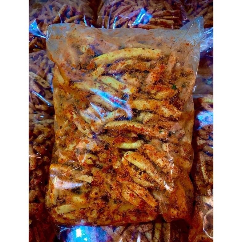 

Basreng Viral Pedas Daun Jeruk Kemasan 1 Kg Bumbu Melimpah