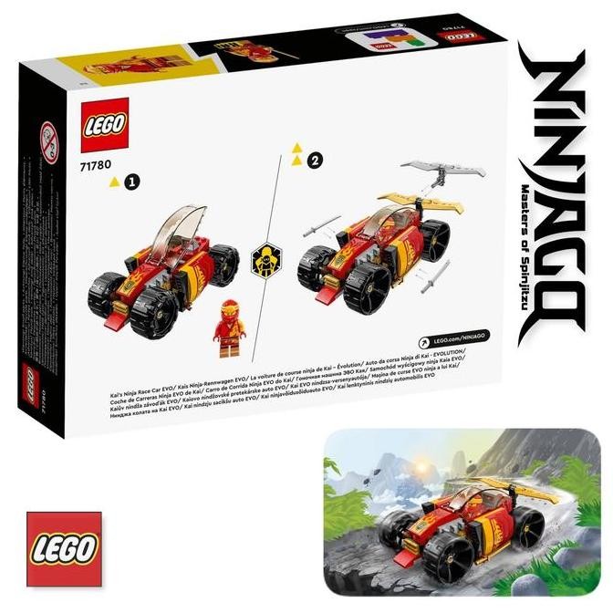 LEGO NINJAGO 71780 Kai's Ninja Race Car EVO - Lego Mobil Ninja