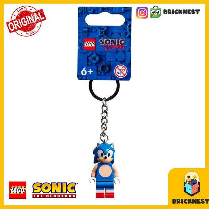 Lego Sonic The Hedgehog Keychain - Sonic