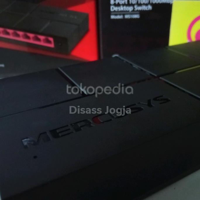 Mercusys Ms108G -Switch Hub Mercusys 8Port Gigabit Plastik - Disass New Stok