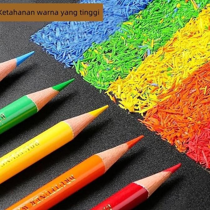 

MW Brutfuner Pensil Warna Oil Pastel 48/72/80/120/180/260/520 Warna - Set Lengkap untuk Seniman Profesional, Pelajar & Hobi Lukis (Anti Patah + Pigmen Tinggi) lj