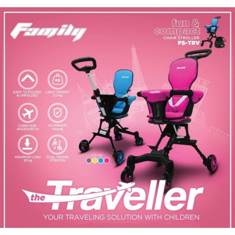 Stroller Traveller Family Chair Stroller FS-TRV / FS-SIX / FS-JNY AST