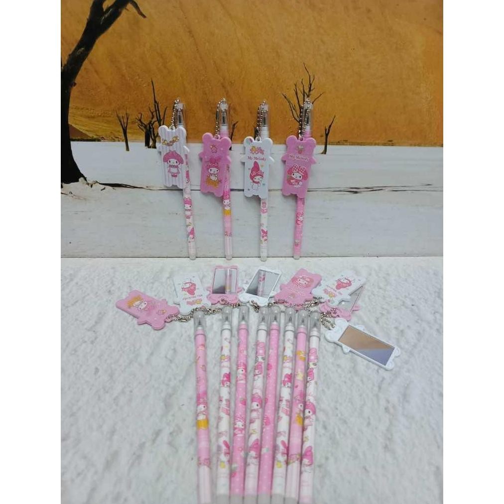 

Fx-4 (12Pc) Pena Ballpen Pen Gel Motif Gantung Cermin Sanrio Fx-4
