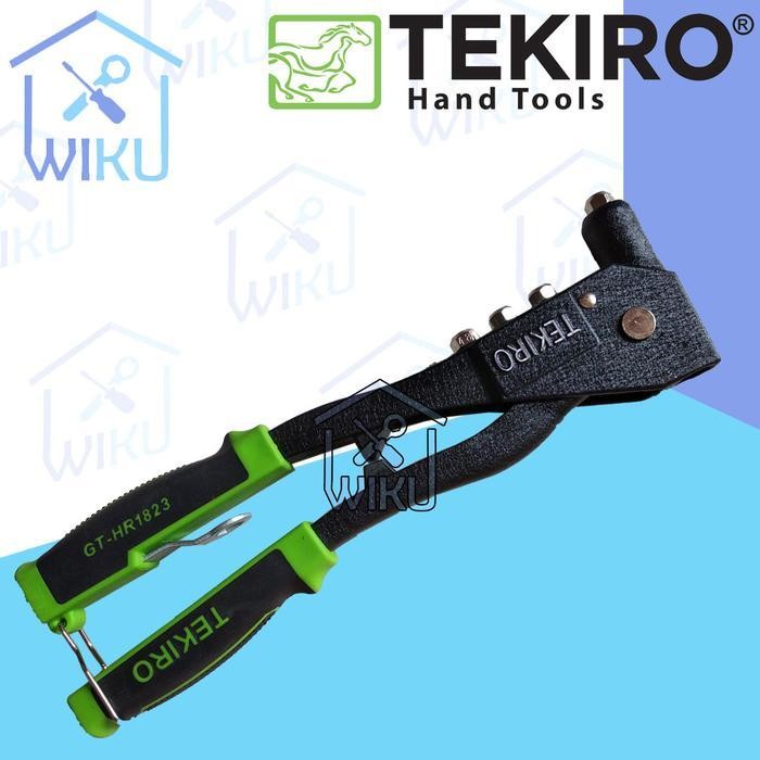 Paket Set Tekiro Tang Rivet Dan Gunting Baja Ringan Besi Holo Original Dan Terpercaya