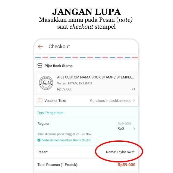 

B-3 | CUSTOM NAMA BOOK STAMP / STEMPEL BUKU NOVEL AESTHETIC PIJARKITA