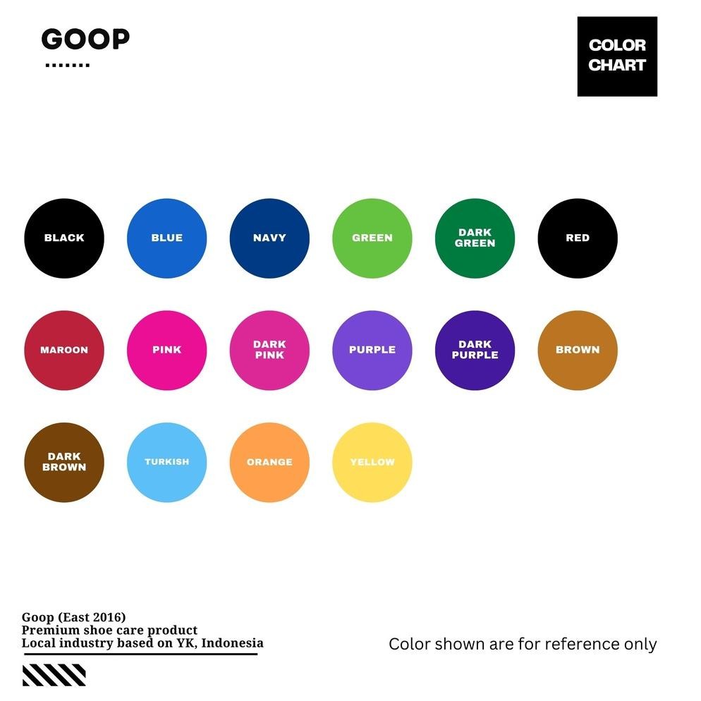 GOOP Cat Sepatu 250ml - Cat Sepatu Kanvas - Canvas - Suede - Nubuck Waterbased