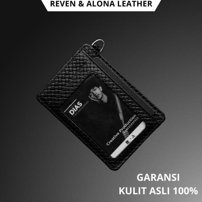 

Batara Lanyard Kulit Sapi Asli Name Tag Id Card Holder Kulit Co