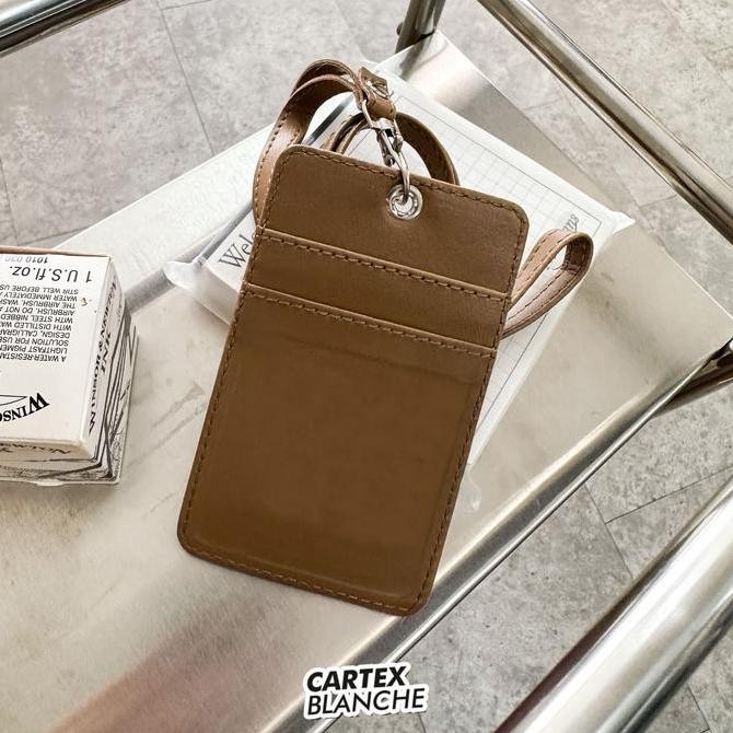 

Cartexblanche Lanyard Polos Card Holder Unisex Name Tag Pria & Wanita Co