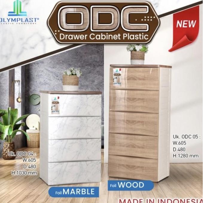 BEBAS ONGKIR - Laci ODC marble Wood Olymplast