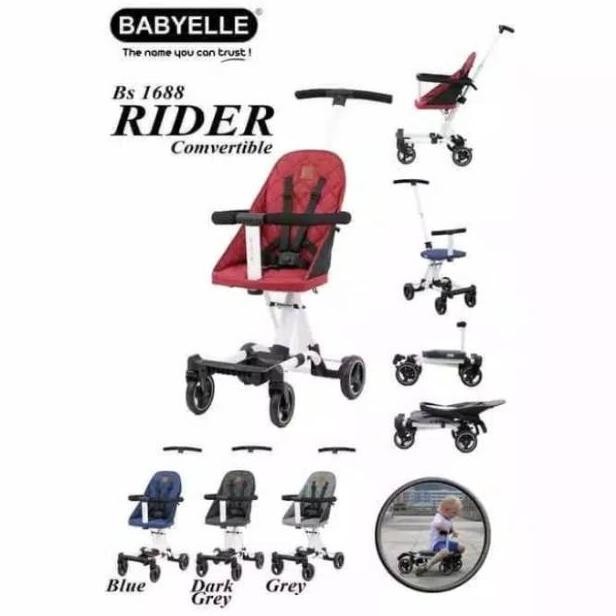 Babyelle Rider Convertible Alat Bantu Bawa Bayi | Stroller Rider | Stroller Cabin Size | Kereta Bayi