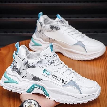 [TBIG] HTANIMSHOESS Sepatu High Top Sneakers Pria Sepatu Import Murah Pria Sekolah Kuliah Kerja Casu