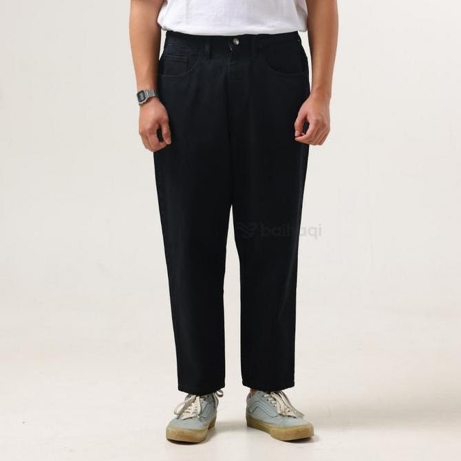Baihaqi Sirwal Denim Hamra Hitam BSS1C