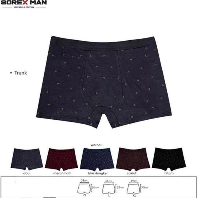 Celana Dalam Laki Laki Boxer Pria Sorex Katun Gavin 2pcs 38213