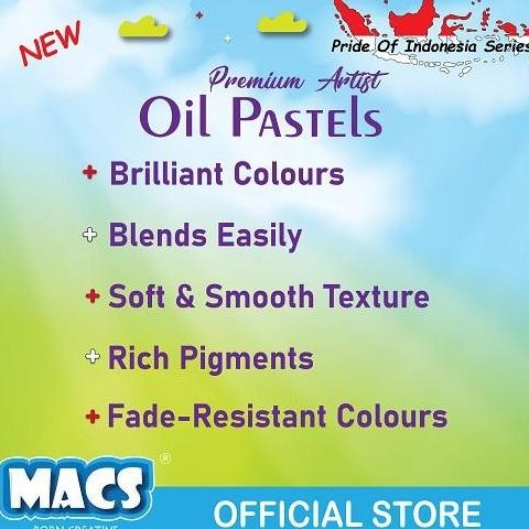 

MACS Artist Premium Crayon Oil Pastel 48 Color cm