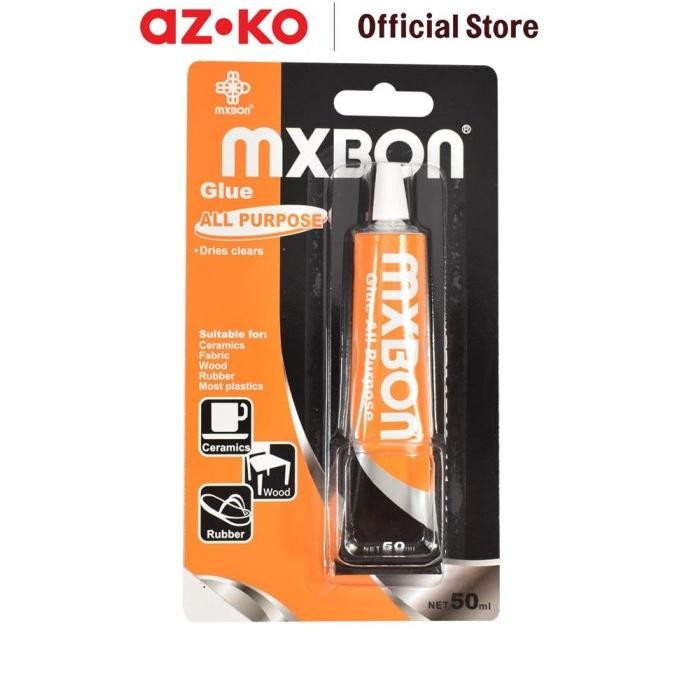 

SALE AZKO Mxbon Lem Serbaguna 50 Ml - Transparan