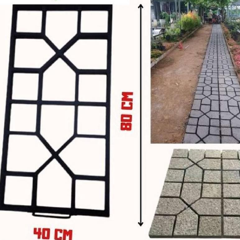ready cetakan paving blok besi, cetakan plester motif, cetakan motif paving