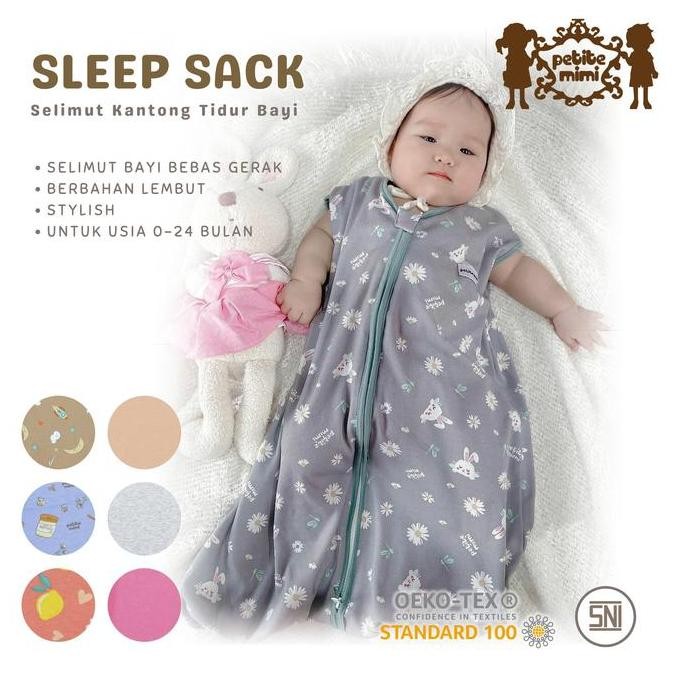 Tersedia Petite Mimi Sleep Sack / Selimut kantong Tidur Bayi Sleep Sack Kantong Tidur Bayi Balita Ne