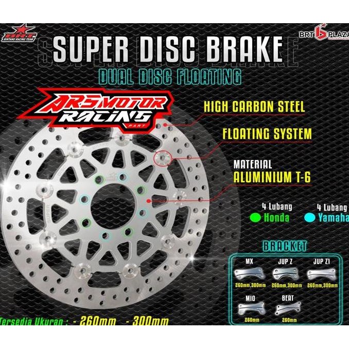 DISC BRAKE BRT 260MM FLOATING - PIRINGAN CAKRAM BRT 260MM FLOATING