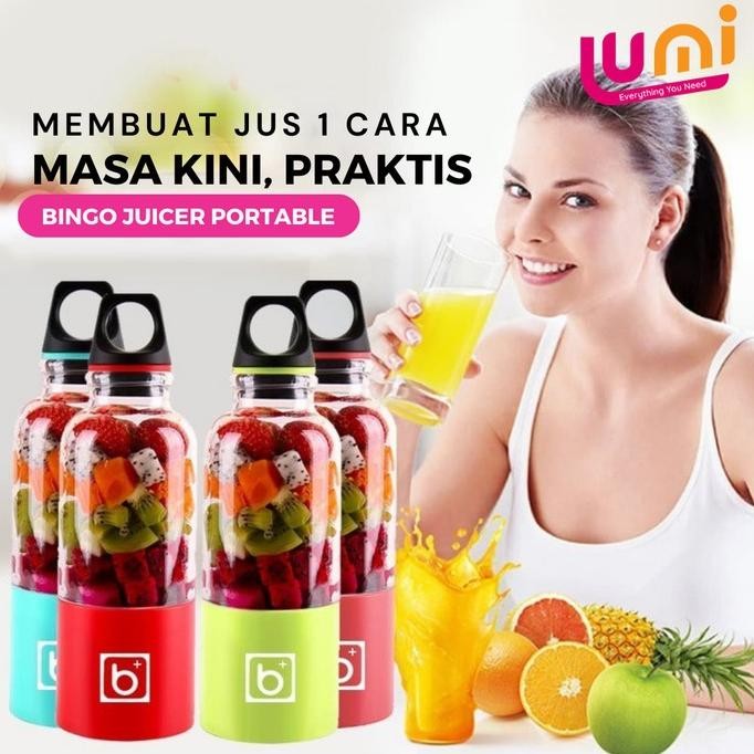 Tersedia BINGO Juicer Cup Portable - Blender Juice Serbaguna